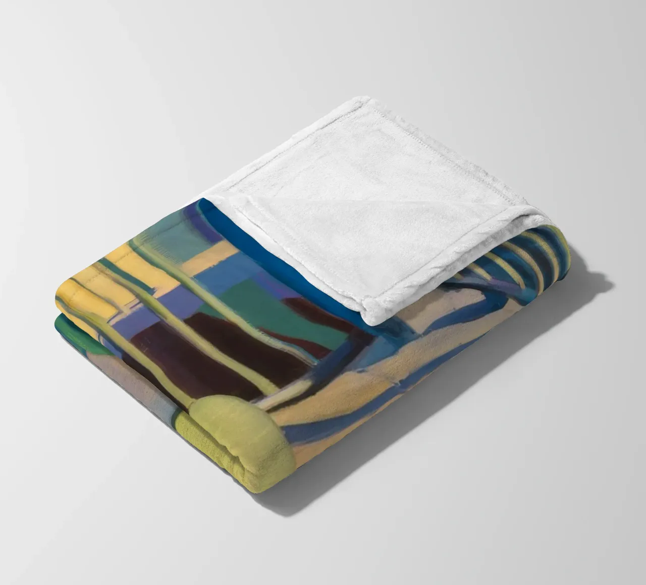 Reverie di luce a righe coperta in pile da Mystic Grain