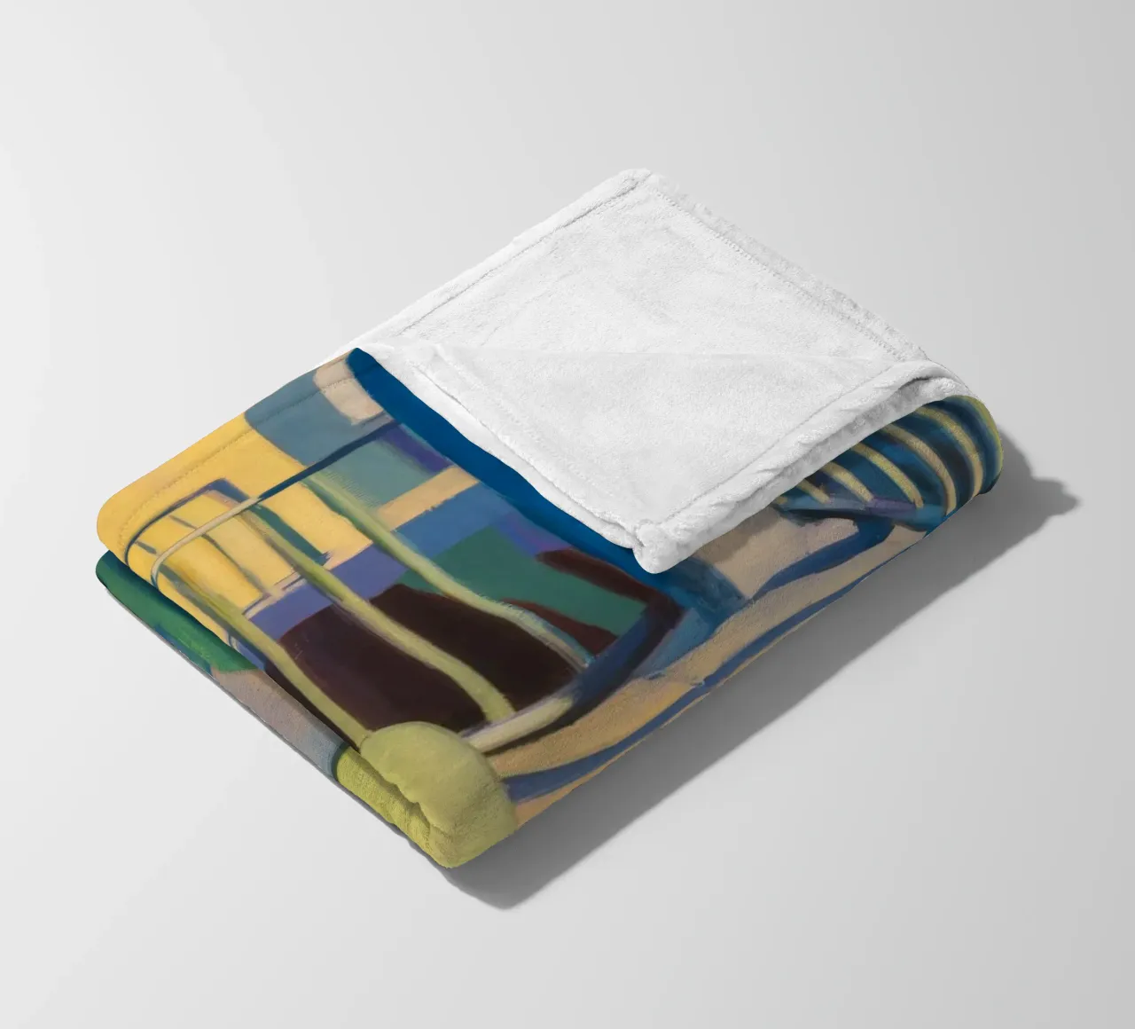 Reverie di luce a righe coperta in pile da Mystic Grain