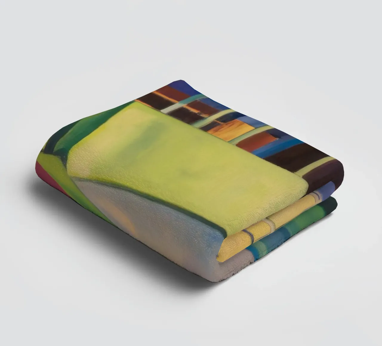 Reverie di luce a righe asciugamano da bagno da Mystic Grain