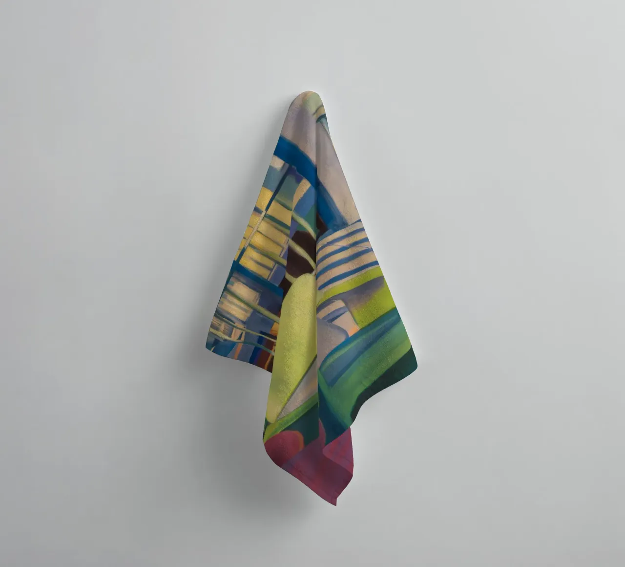 Reverie di luce a righe asciugamano da bagno da Mystic Grain