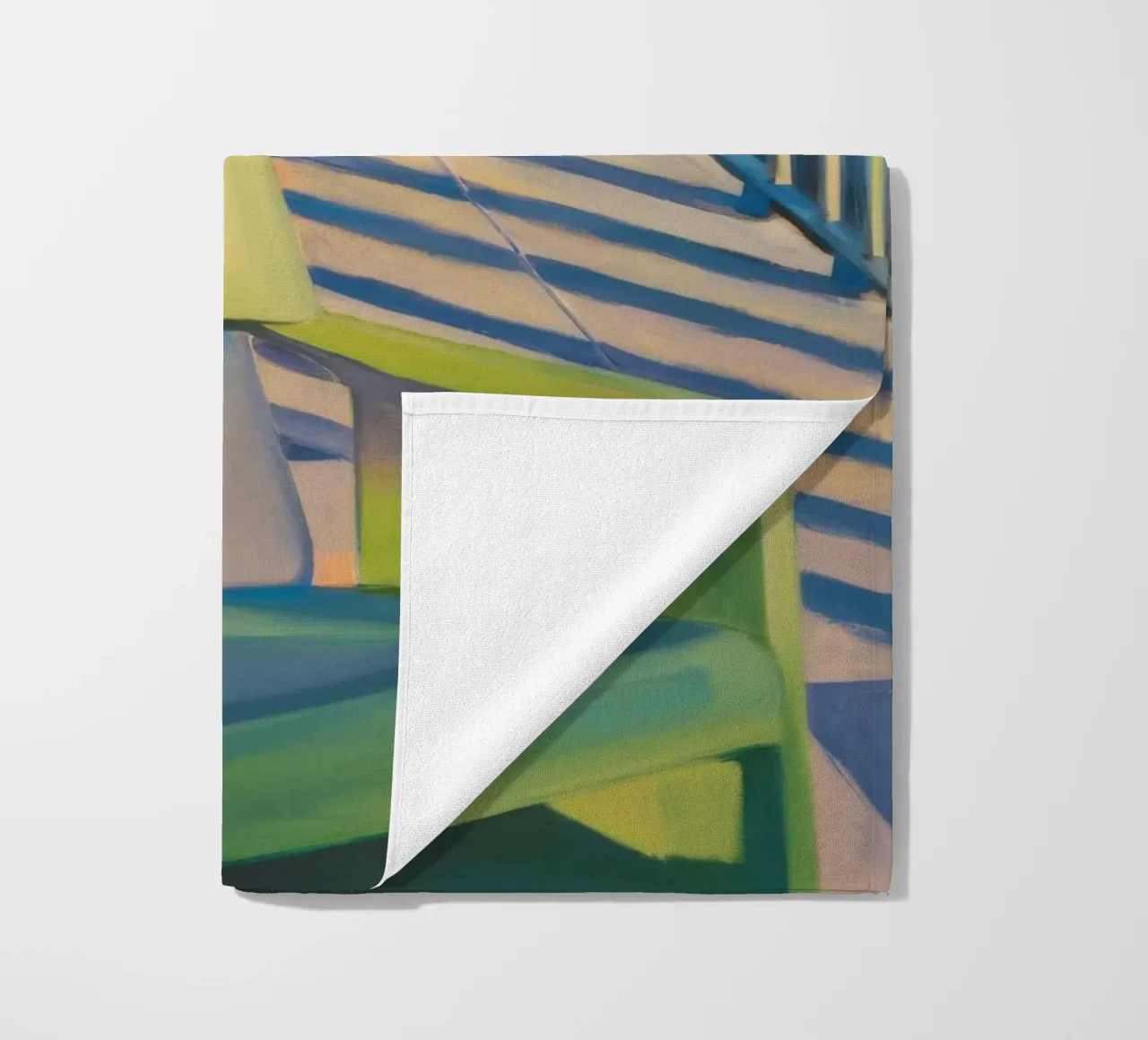 Reverie di luce a righe telo mare da Mystic Grain