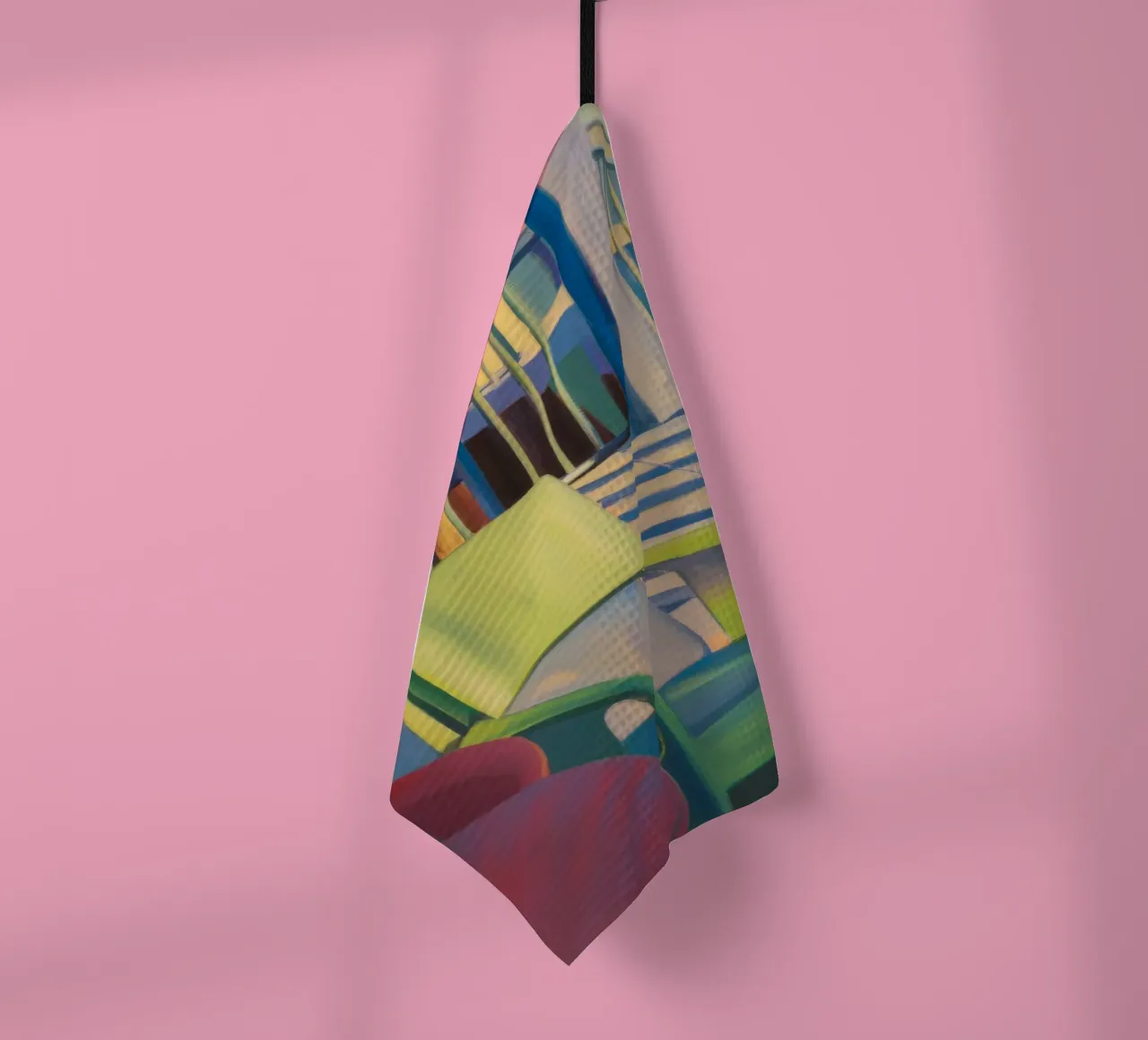 Reverie di luce a righe canovaccio da cucina da Mystic Grain