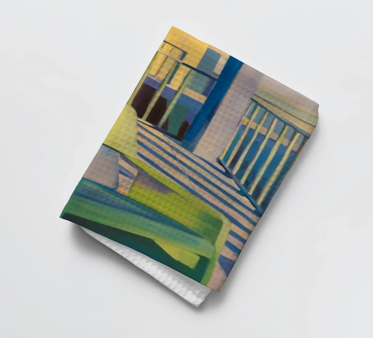 Reverie di luce a righe canovaccio da cucina da Mystic Grain