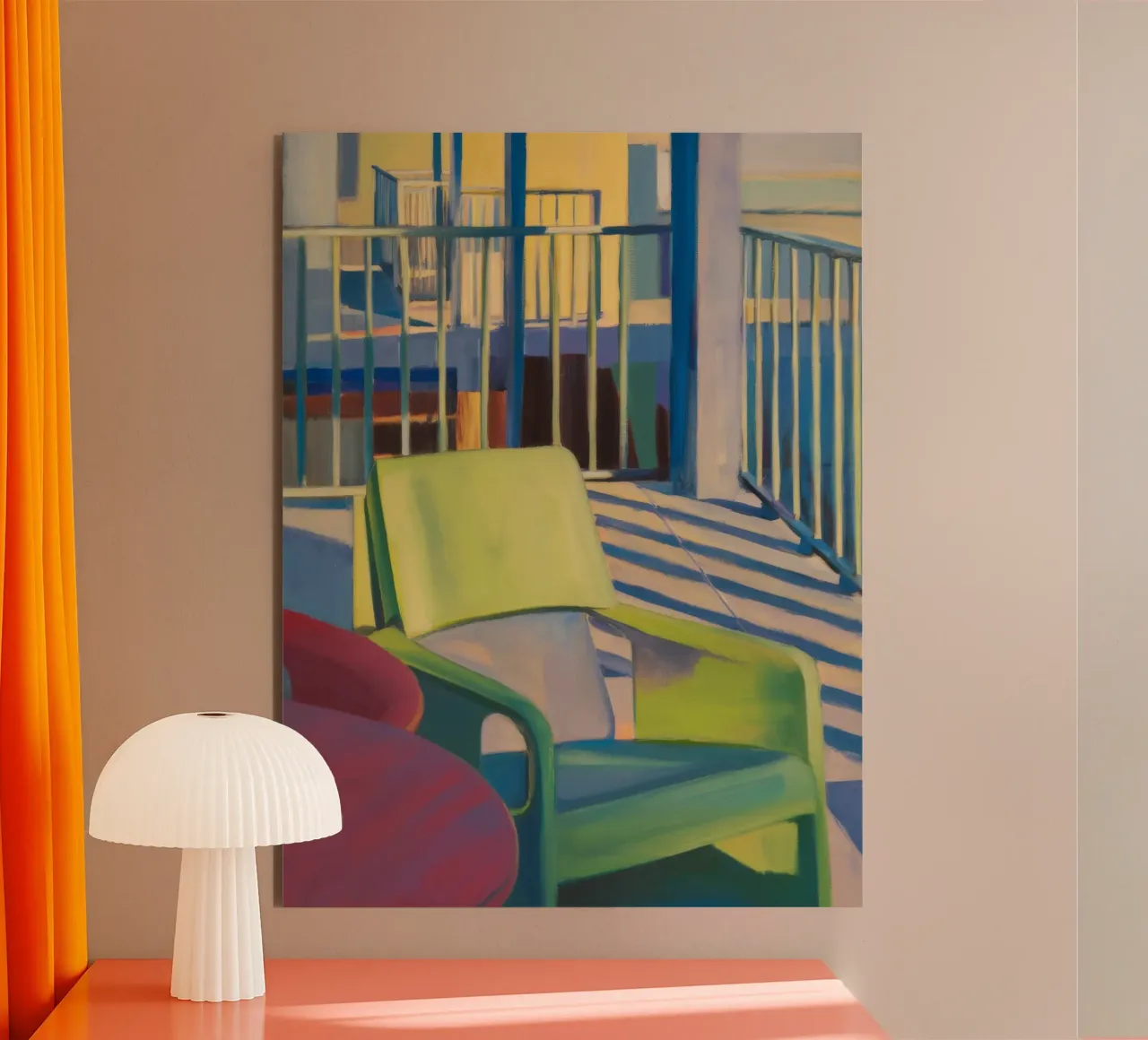 Reverie di luce a righe alluminio dibond da Mystic Grain