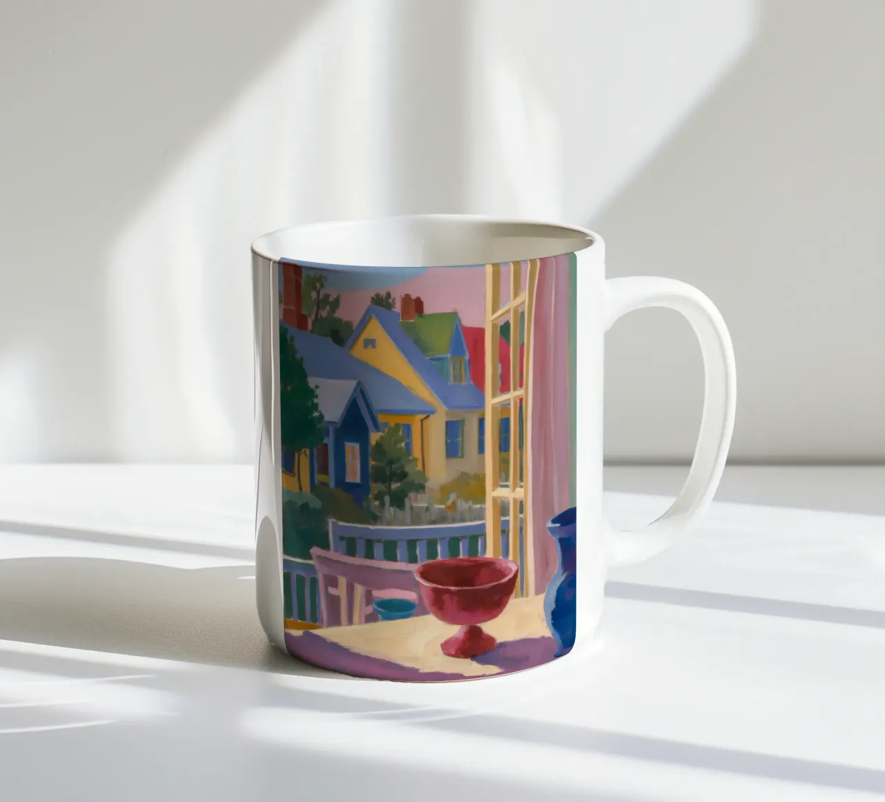 Mattina cremisi Ancora tazza in ceramica da Mystic Grain