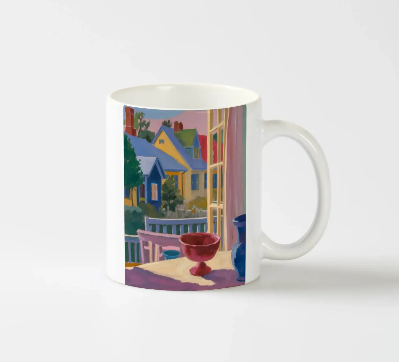 Mattina cremisi Ancora tazza in ceramica da Mystic Grain