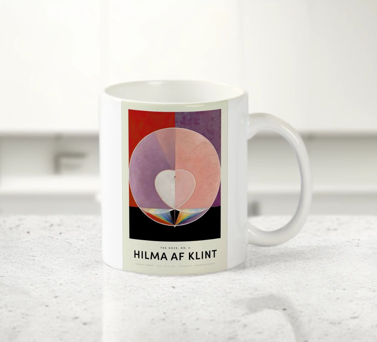 Hilma af Klint - Dove, No. 2 tazza in ceramica da Vintage by JUNIQE