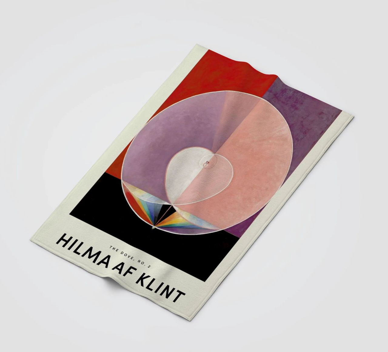 Hilma af Klint - Dove, No. 2 coperta in pile da Vintage by JUNIQE
