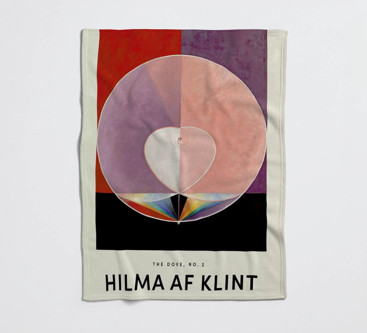 Hilma af Klint - Dove, No. 2 coperta in pile da Vintage by JUNIQE