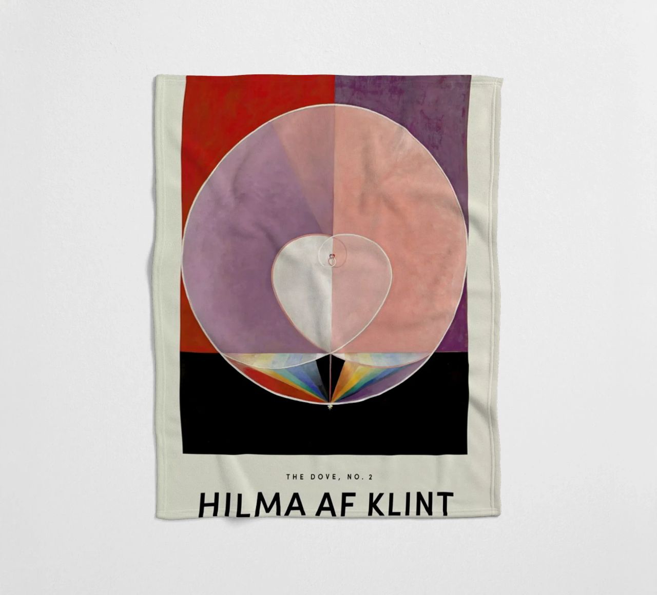 Hilma af Klint - Dove, No. 2 coperta in pile da Vintage by JUNIQE