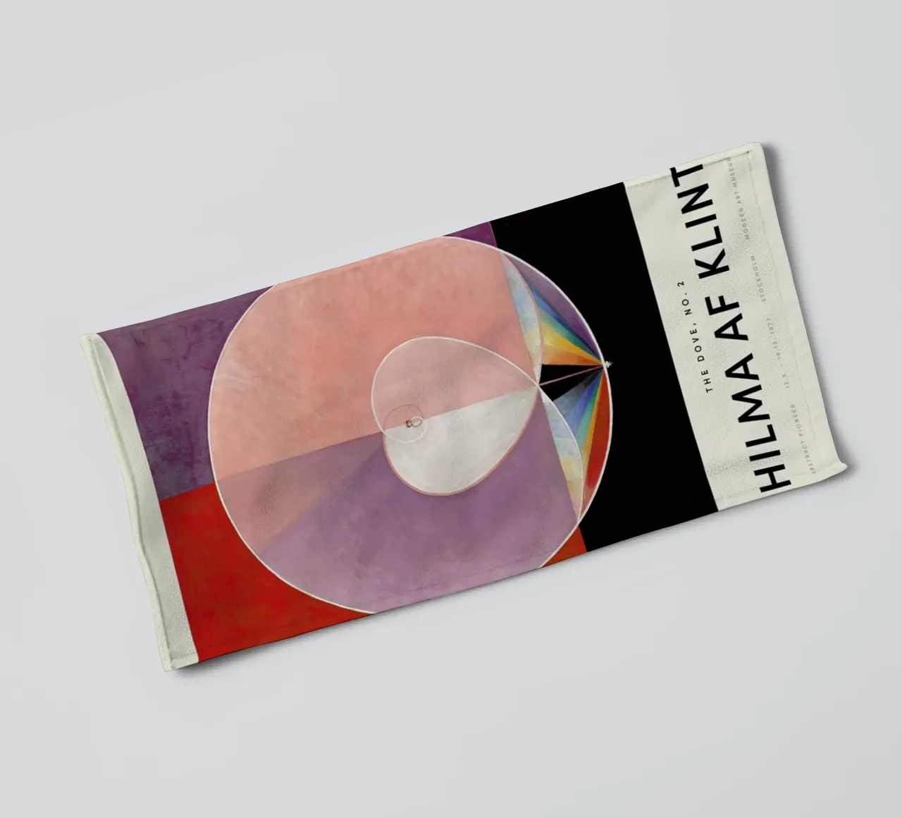 Hilma af Klint - Dove, No. 2 asciugamano da bagno da Vintage by JUNIQE