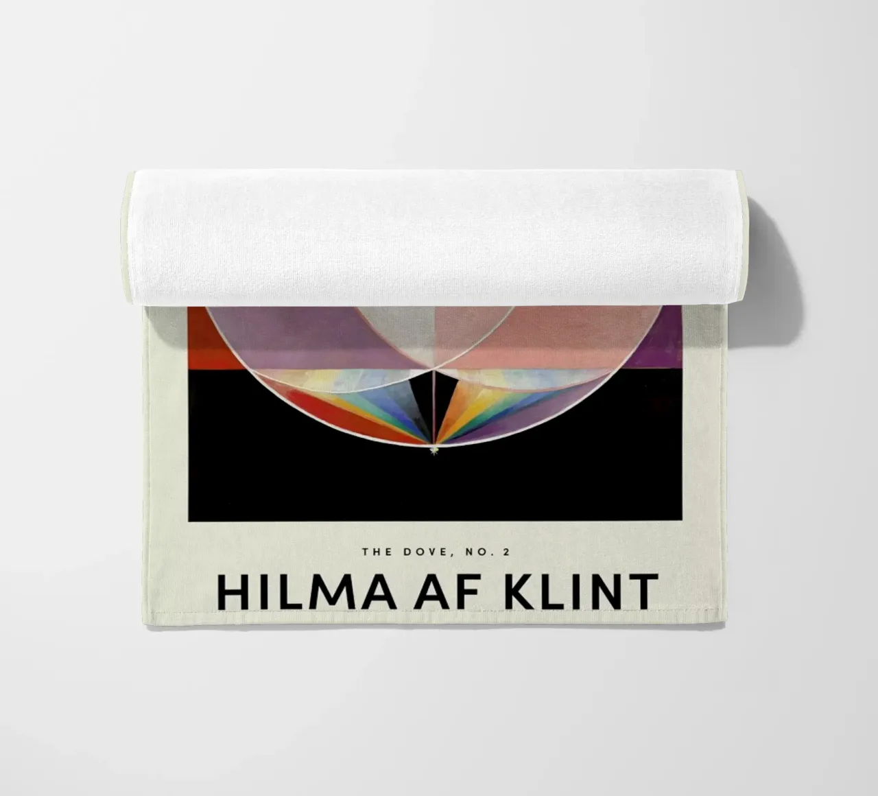 Hilma af Klint - Dove, No. 2 toalla de playa de Vintage by JUNIQE