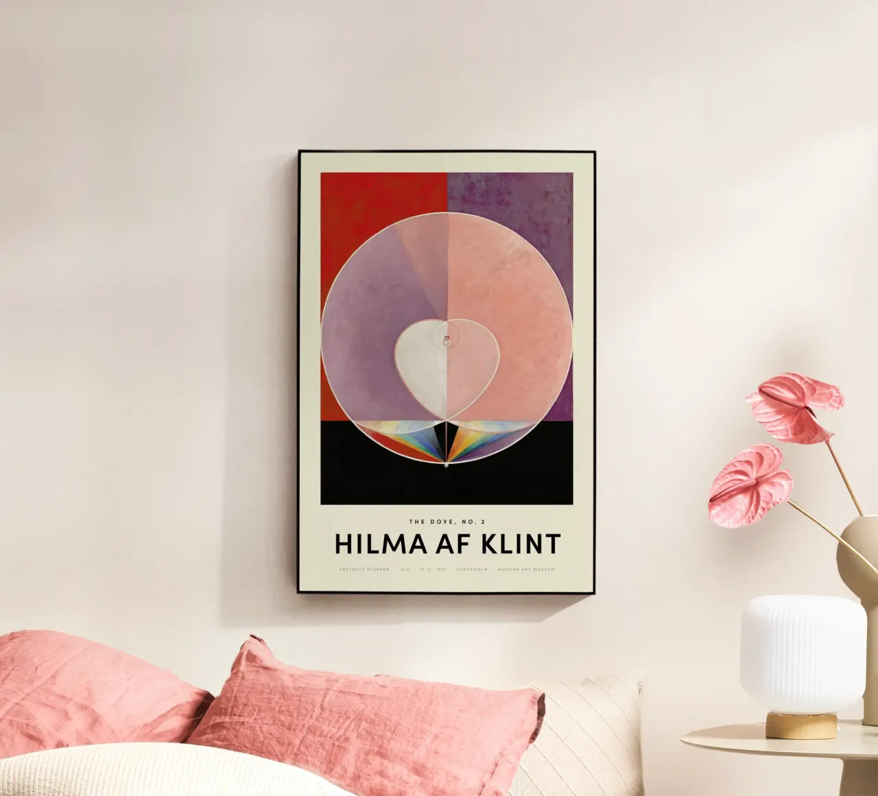 Hilma af Klint - Dove, No. 2 metacrilato de Vintage by JUNIQE