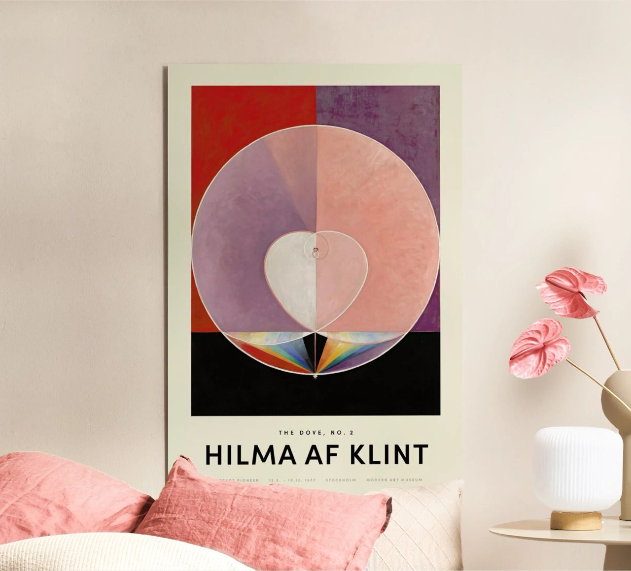 Hilma af Klint - Dove, No. 2 alluminio dibond da Vintage by JUNIQE