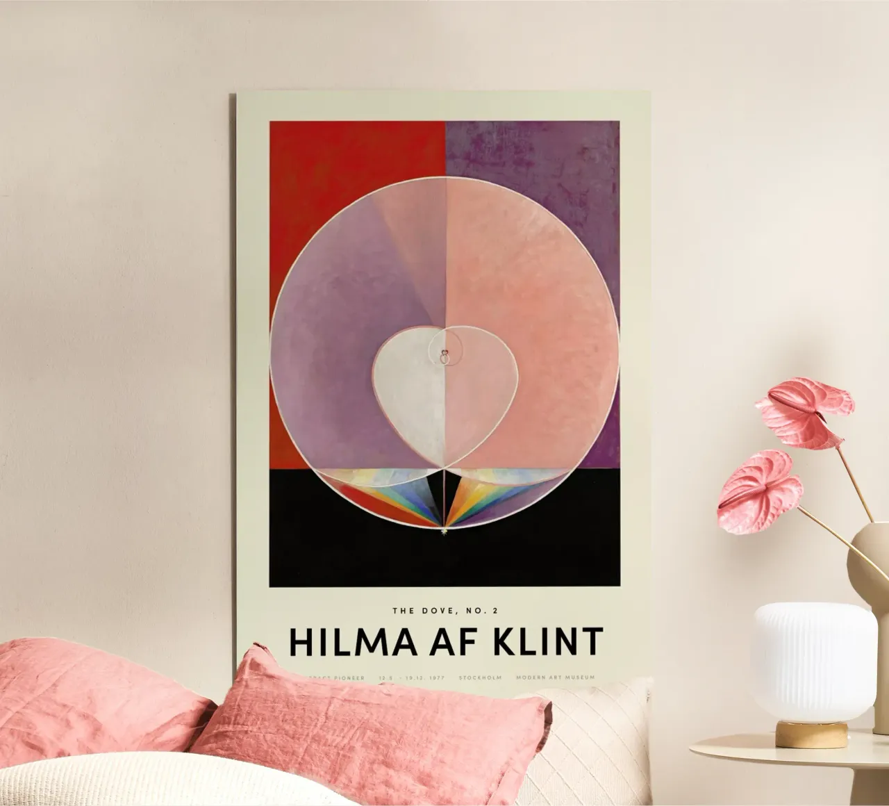 Hilma af Klint - Dove, No. 2 pannello forex da Vintage by JUNIQE