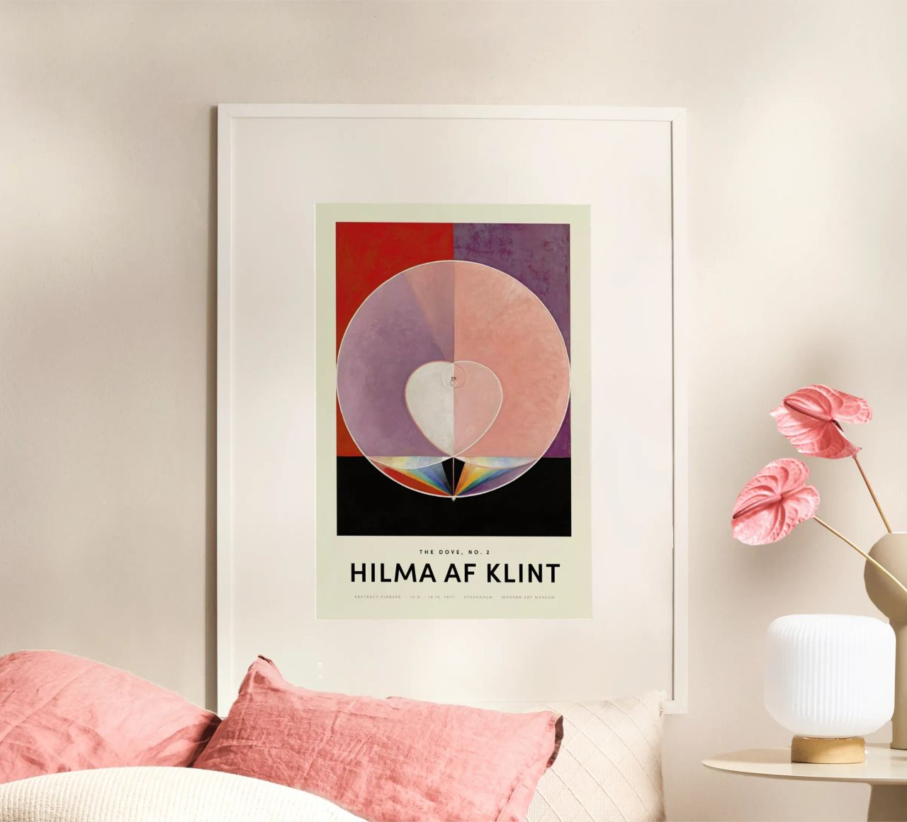 Hilma af Klint - Dove, No. 2 carta hahnemühle da Vintage by JUNIQE