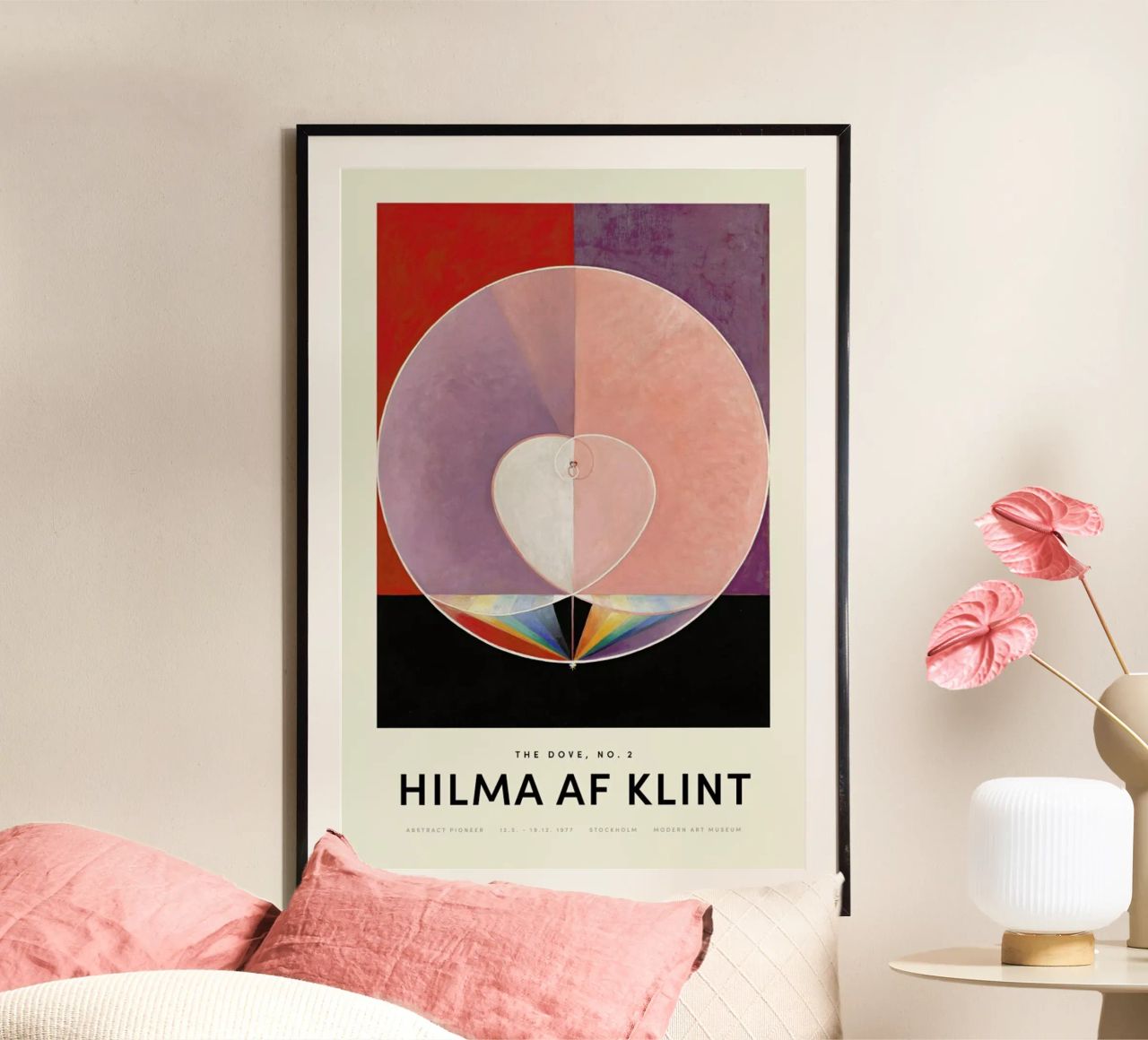 Hilma af Klint - Dove, No. 2 carta hahnemühle da Vintage by JUNIQE