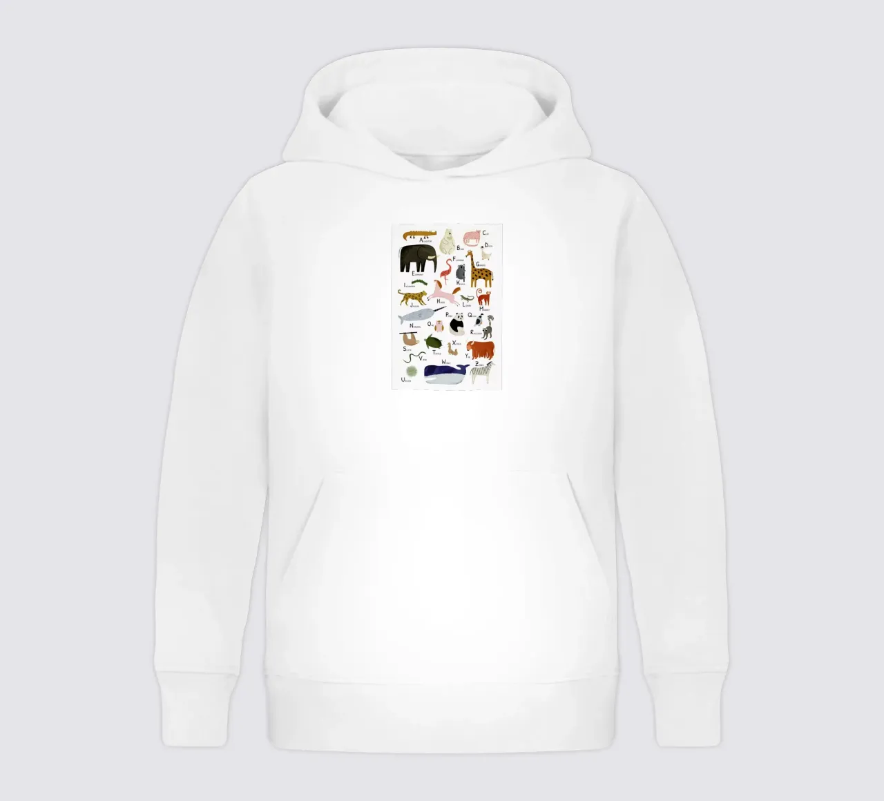 Animal Friends II kids hoodie by Little Flourishes
