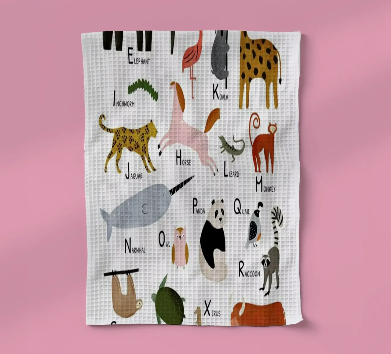 Animal Friends II Geschirrtuch von Little Flourishes
