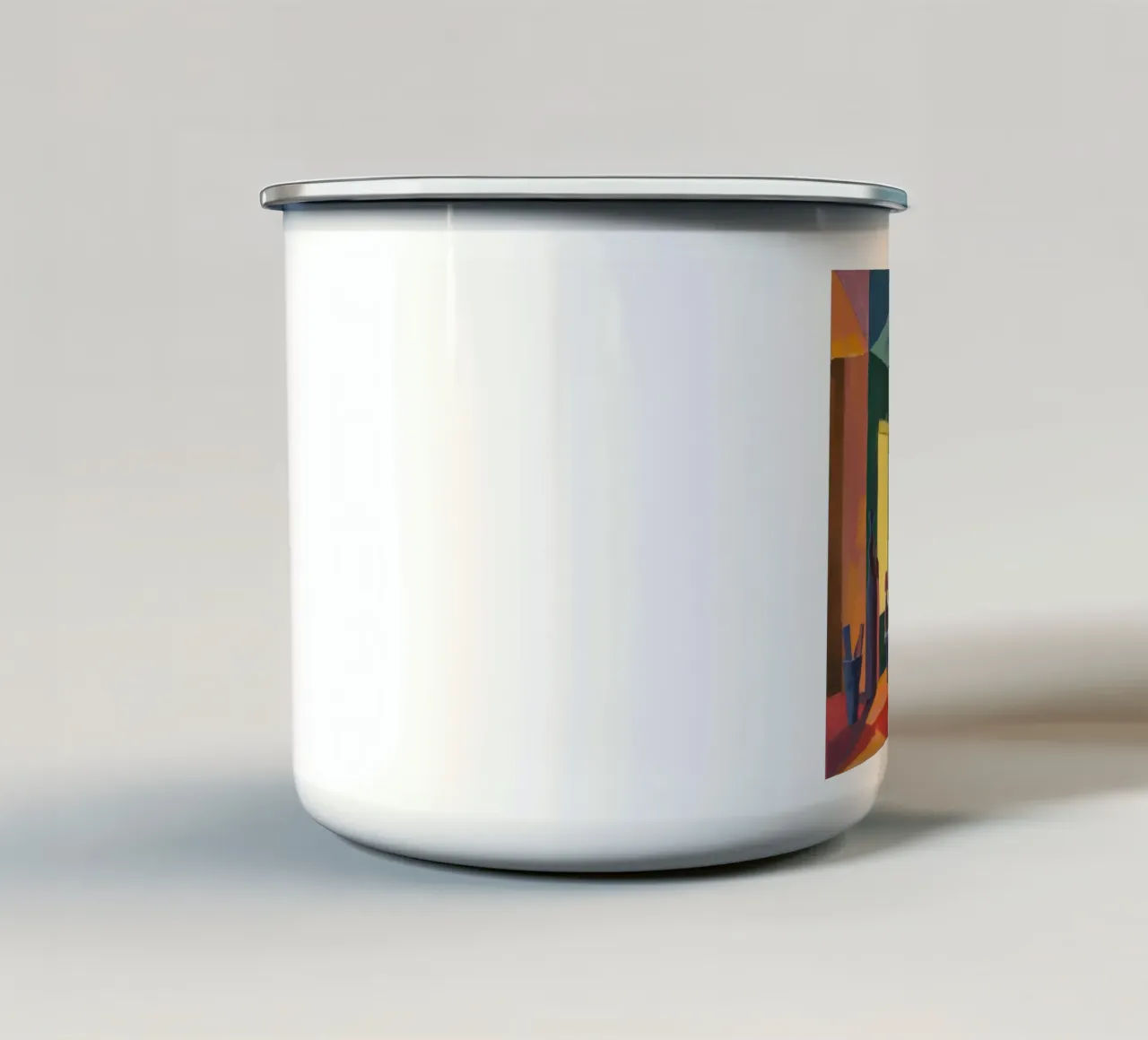 Impulso vivente in ombra tazza in smalto da Mystic Grain