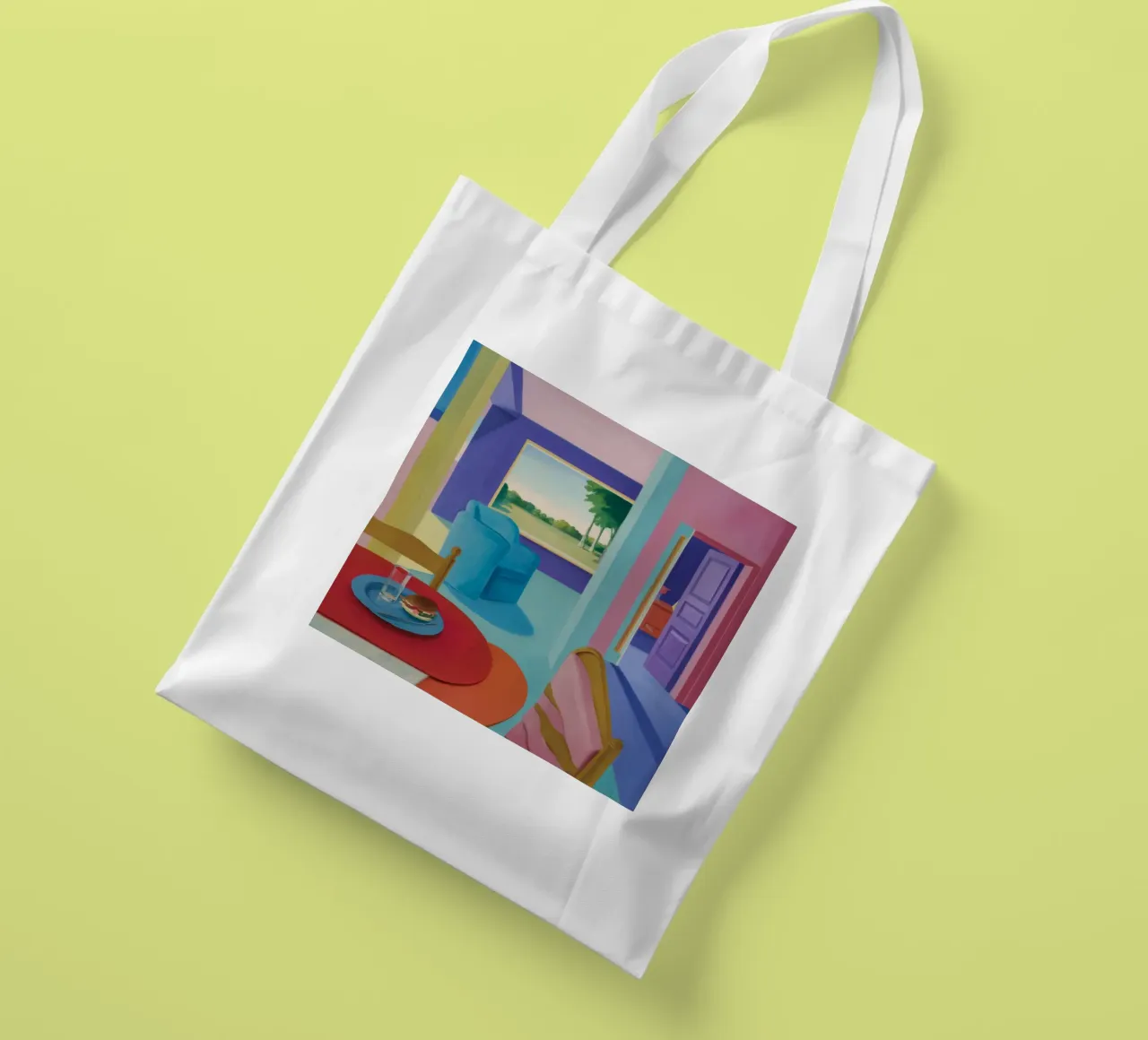Bright Breakfast Pause tote bag by Mystic Grain