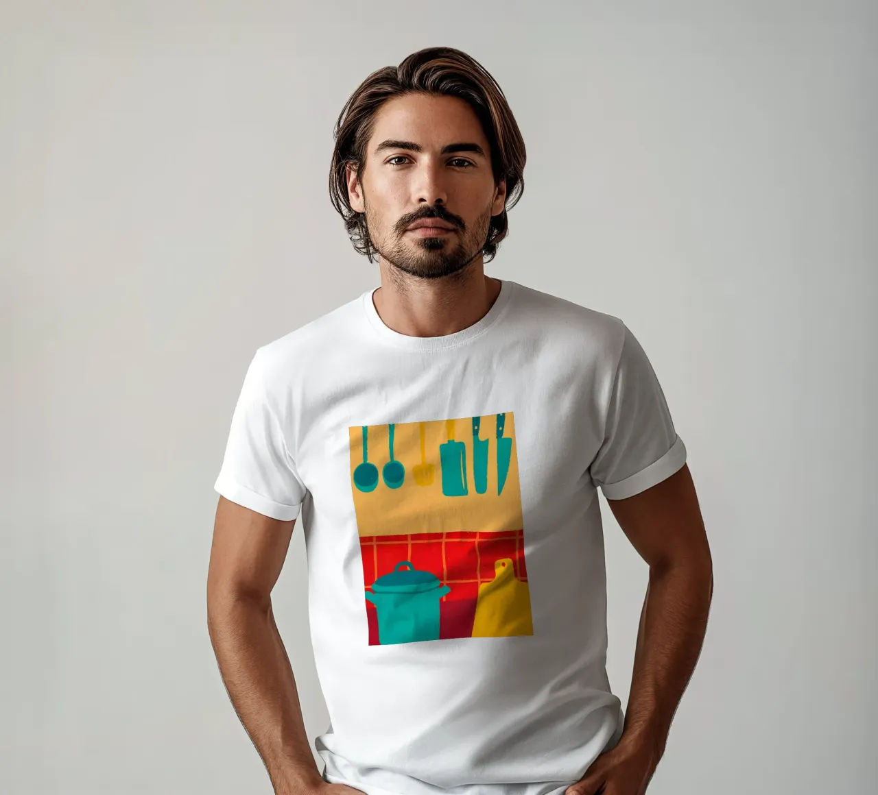 Kitchen equipment t-shirt by PERSONAL TOUCH