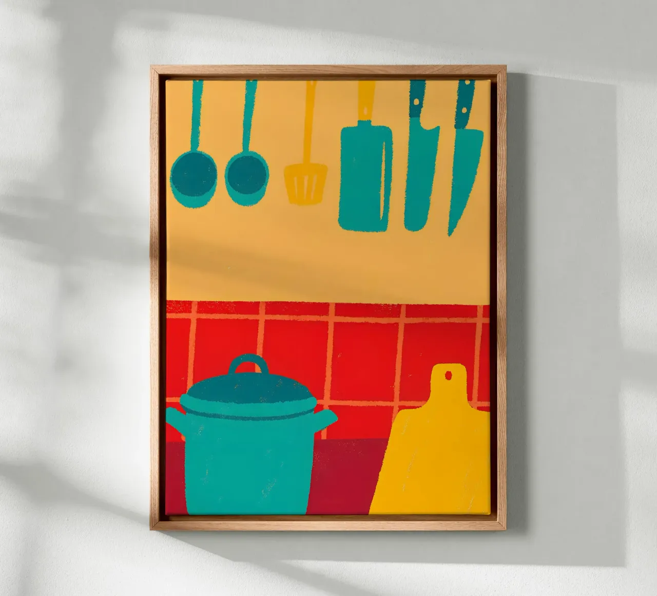 Kitchen equipment canvas by PERSONAL TOUCH