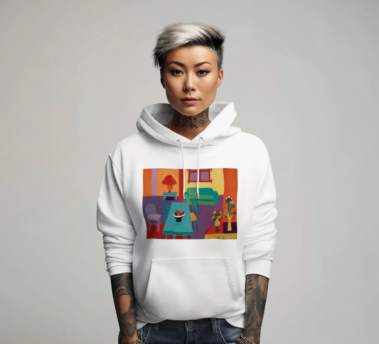 Lampada a ciliegio Harmony felpa con cappuccio da Mystic Grain