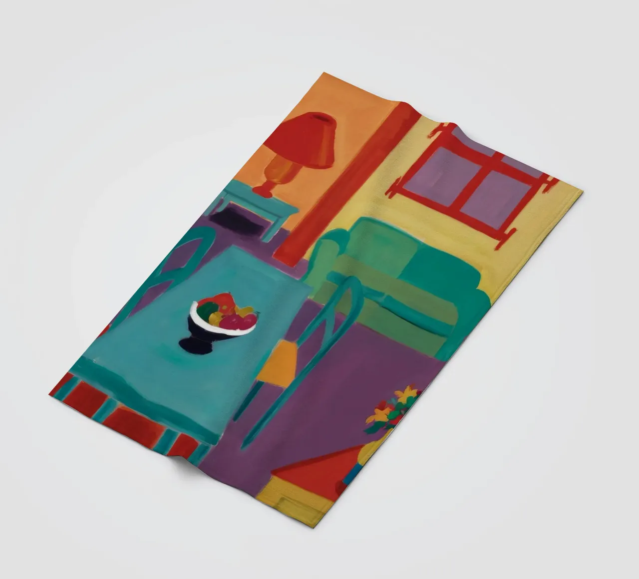 Lampada a ciliegio Harmony coperta in pile da Mystic Grain