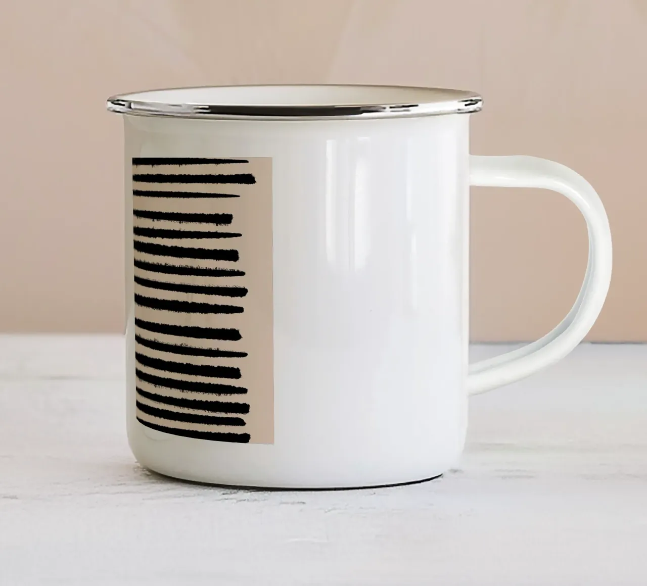 Serie minimalista no.13 tazza in smalto da Froilein Juno