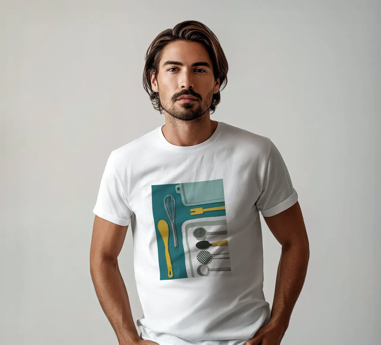 Kitchen equipment t-shirt by PERSONAL TOUCH