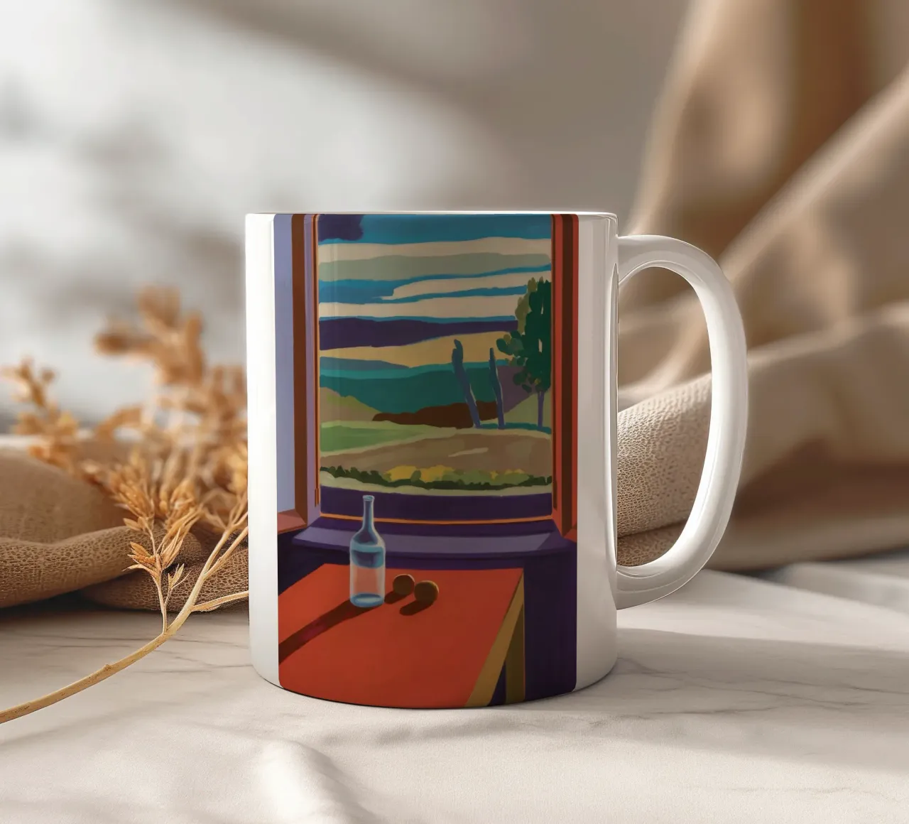 Stato d'animo del vetro deserto tazza in ceramica da Mystic Grain