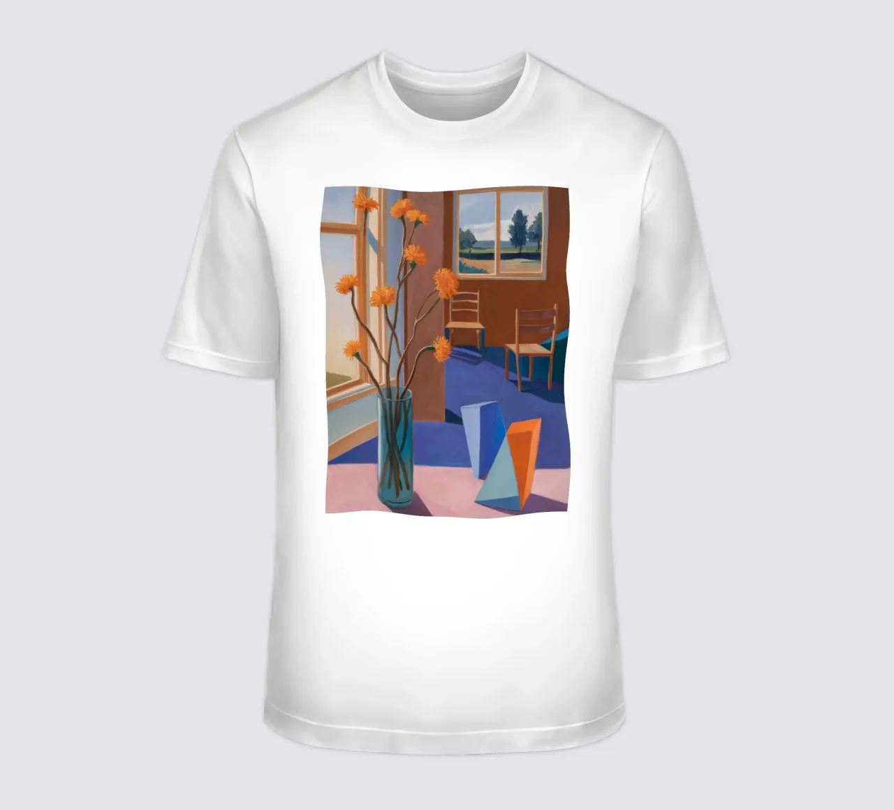 Fiore geometrico Tranquillo t-shirt da Mystic Grain