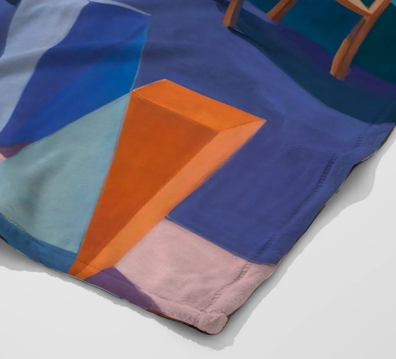 Fiore geometrico Tranquillo coperta in pile da Mystic Grain