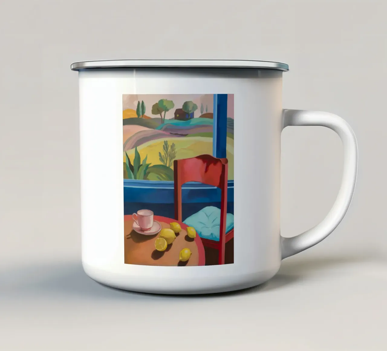 Memoria della tazza di limone tazza in smalto da Mystic Grain
