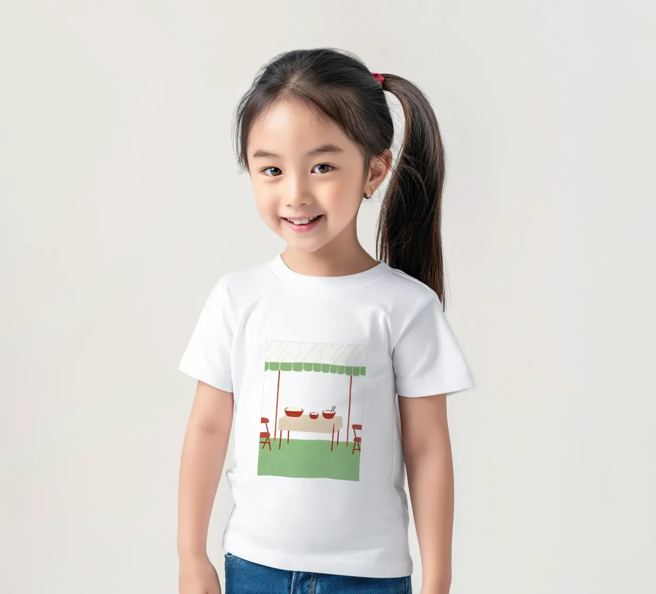 Dining table kids t-shirt by PERSONAL TOUCH