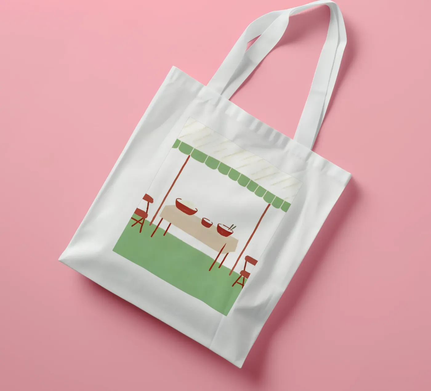 Dining table tote bag by PERSONAL TOUCH