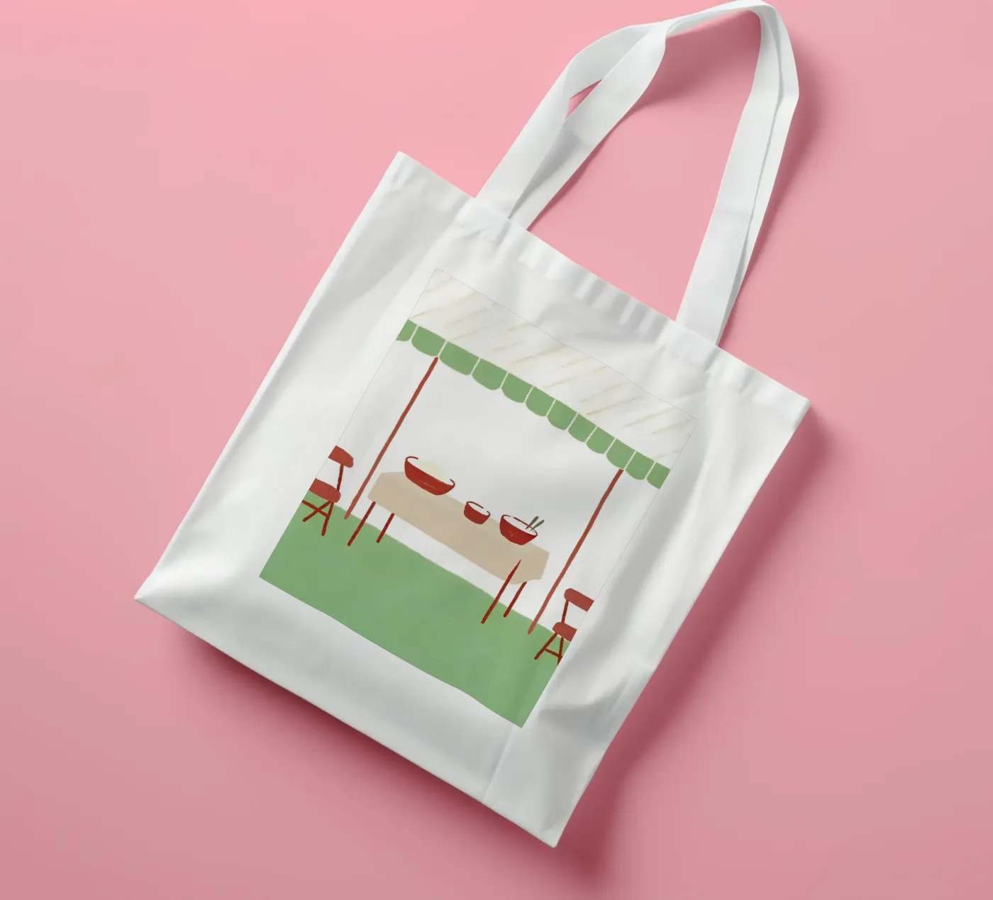 Dining table tote bag by PERSONAL TOUCH