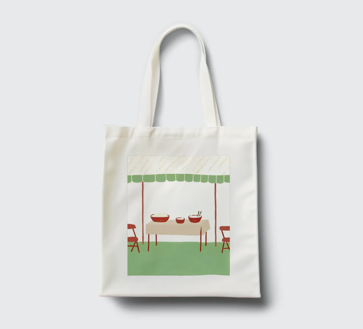 Dining table tote bag by PERSONAL TOUCH