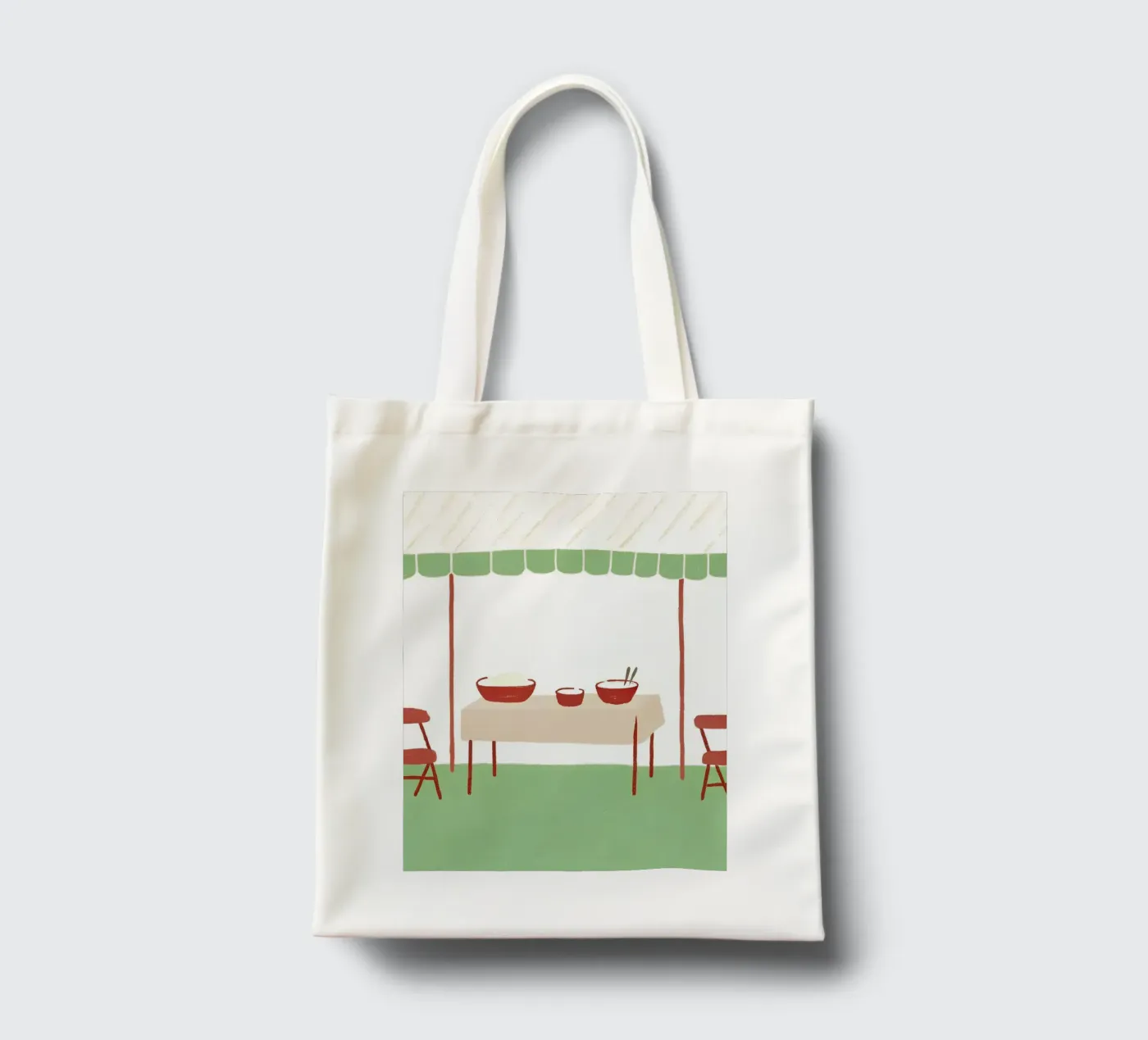 Dining table tote bag by PERSONAL TOUCH