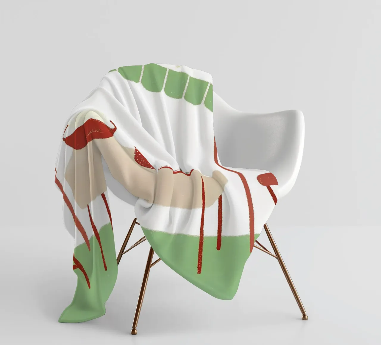 Dining table fleece blanket by PERSONAL TOUCH