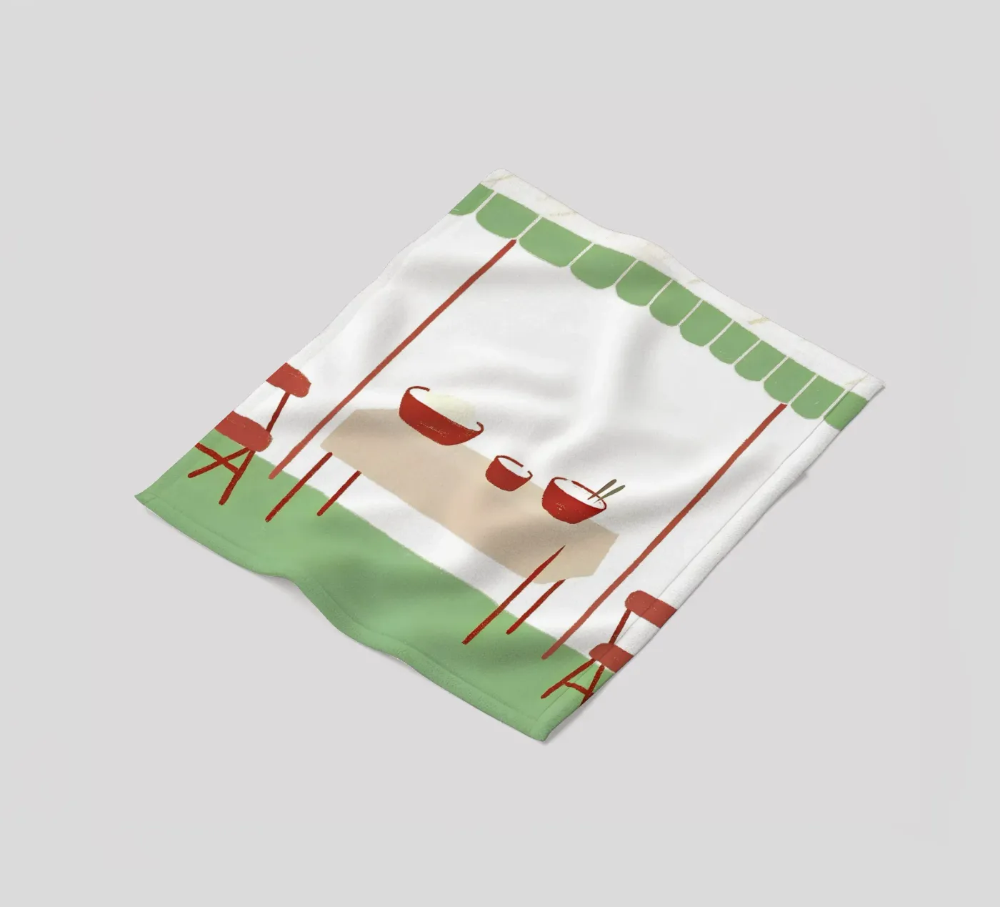 Tavolo da pranzo coperta in pile da PERSONAL TOUCH