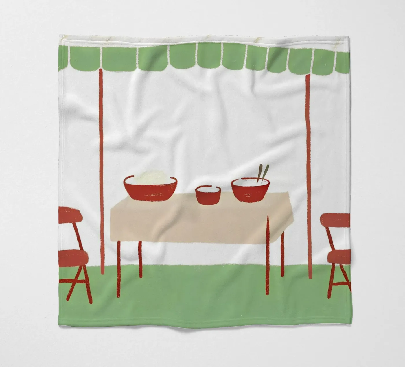 Tavolo da pranzo coperta in pile da PERSONAL TOUCH