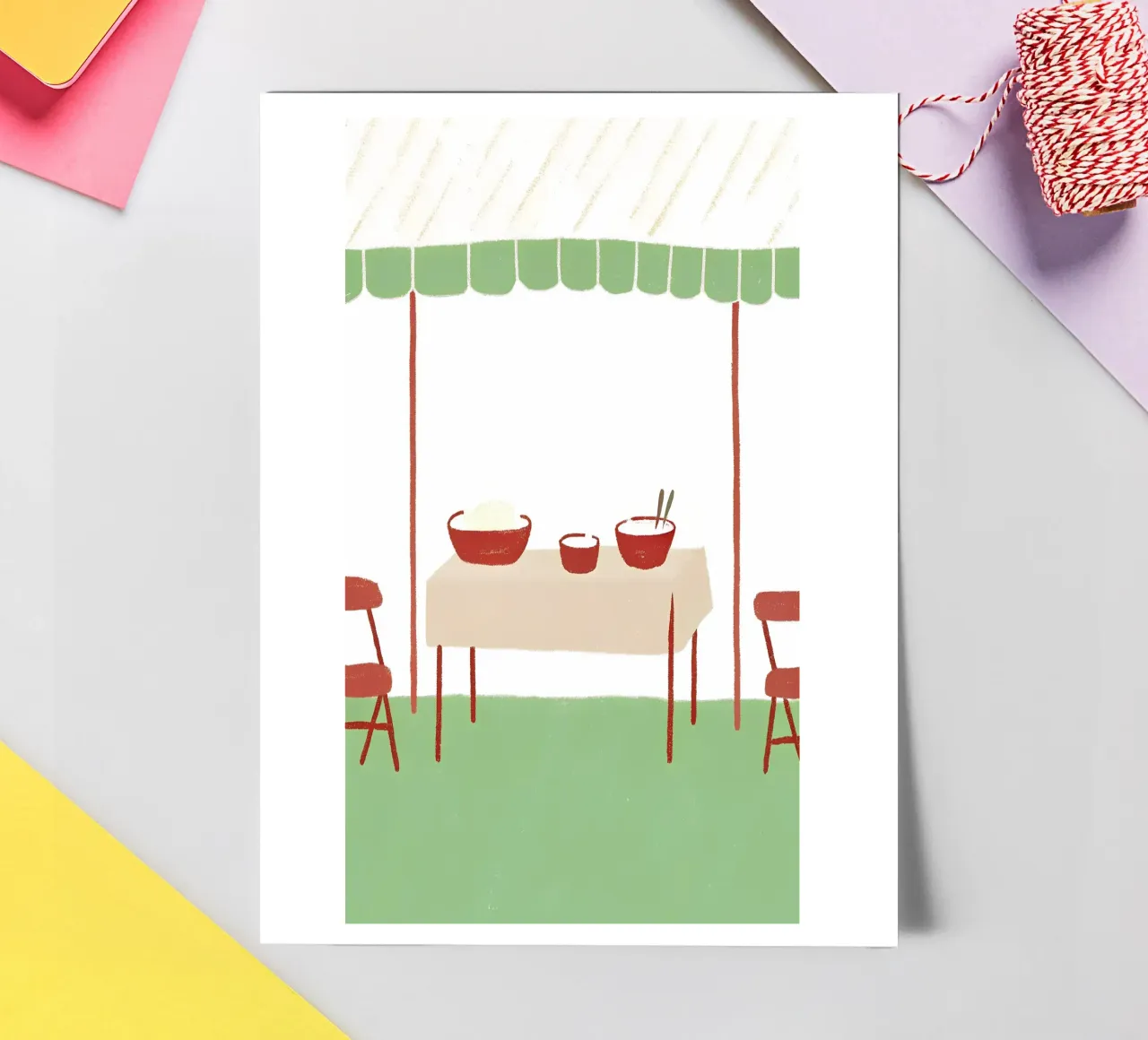 Esstisch Stickerbogen von PERSONAL TOUCH