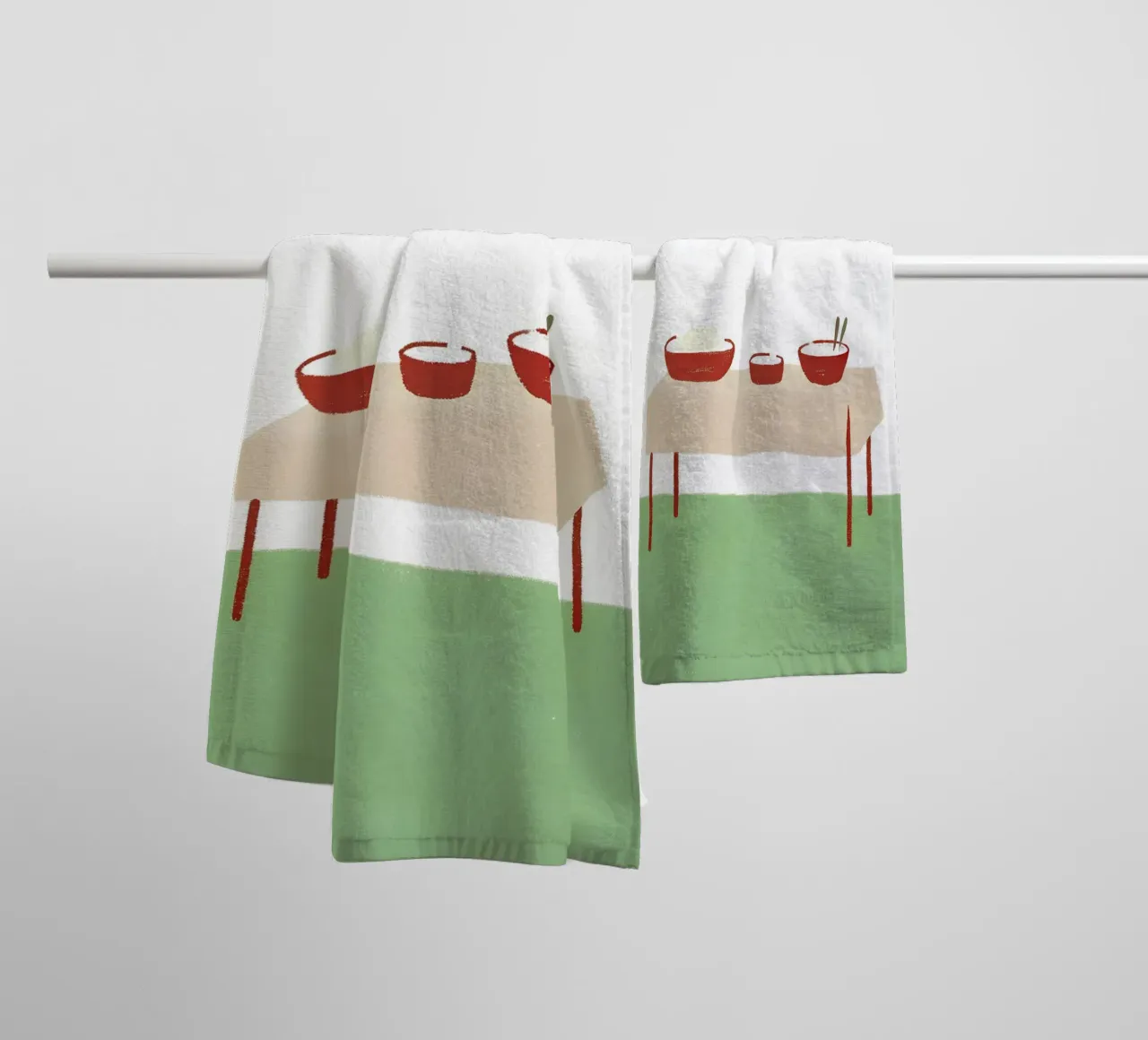 Dining table towel by PERSONAL TOUCH