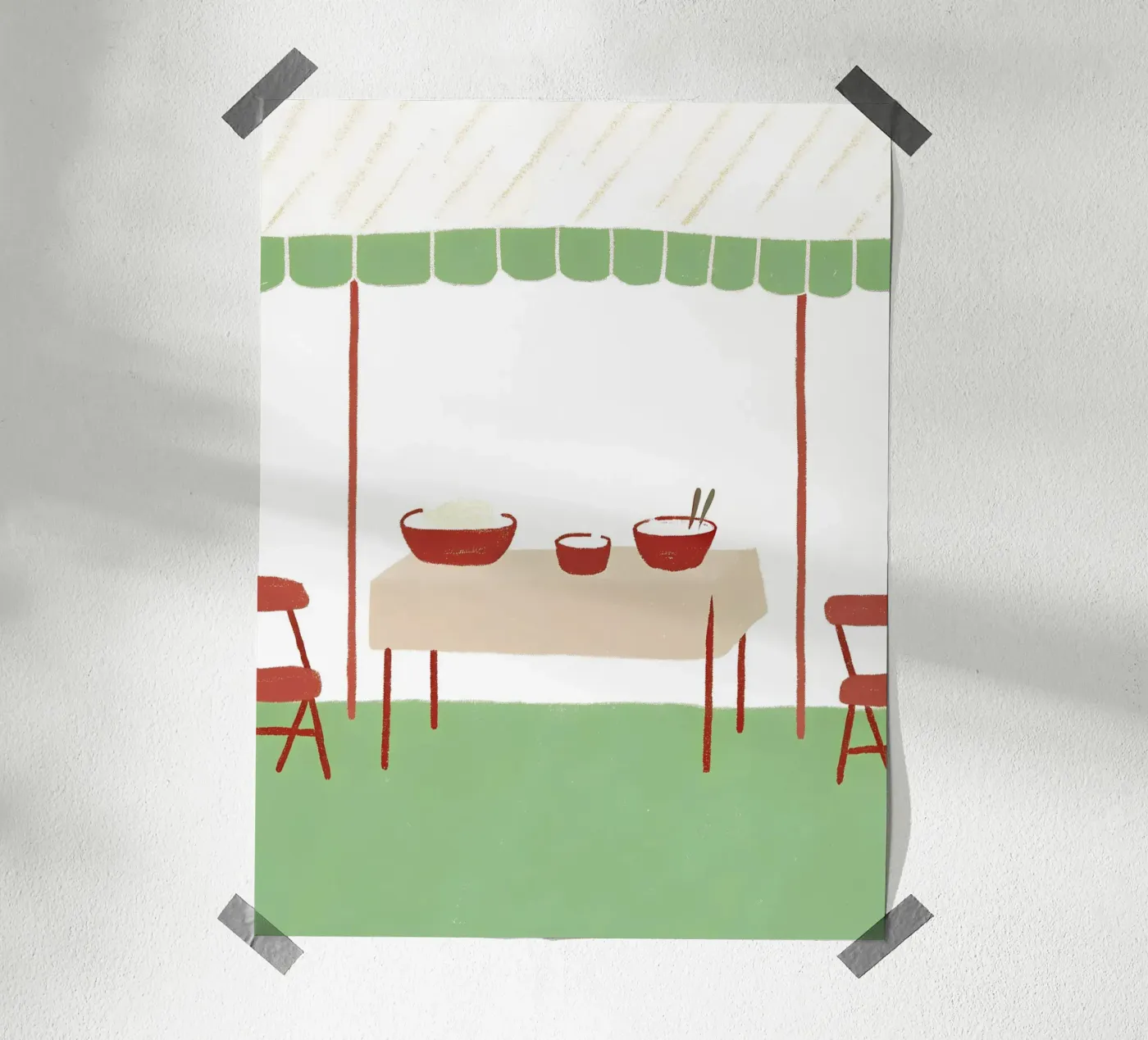 Dining table poster de PERSONAL TOUCH