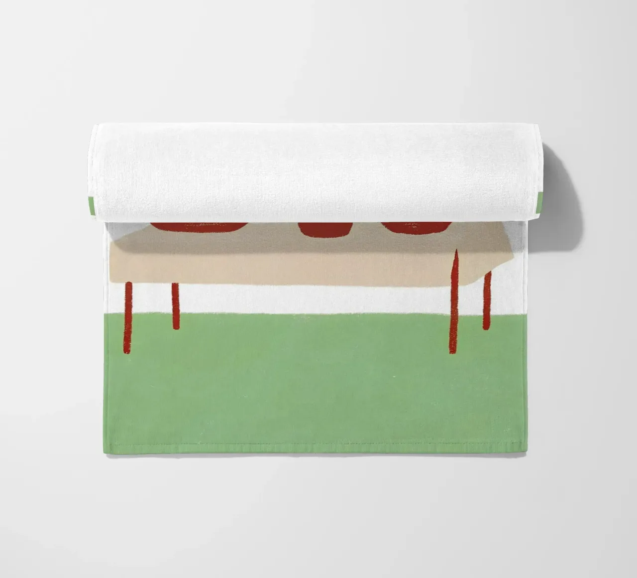 Dining table beach towel by PERSONAL TOUCH