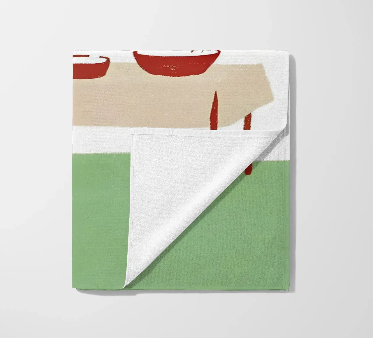 Dining table beach towel by PERSONAL TOUCH