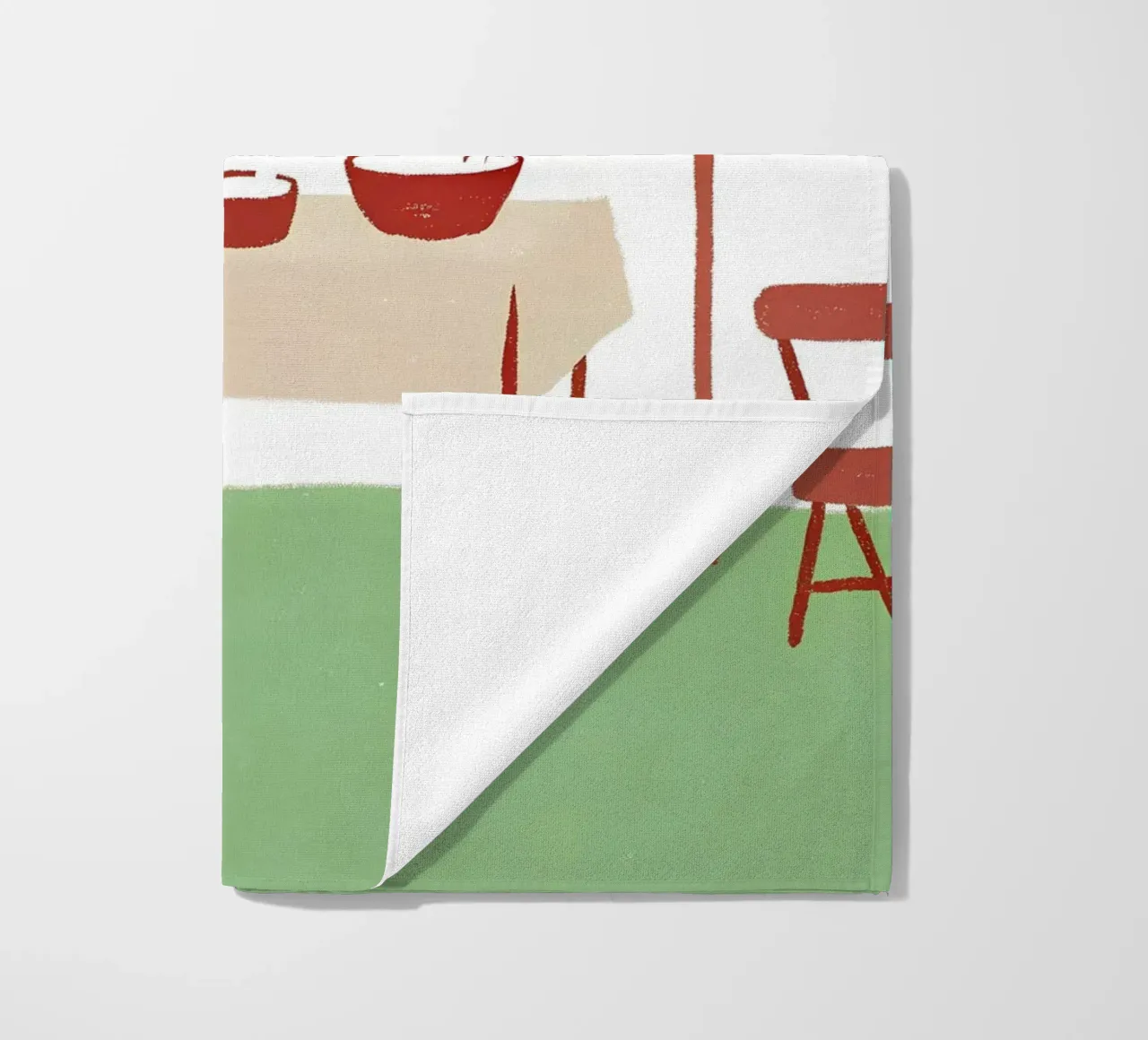 Dining table beach towel by PERSONAL TOUCH