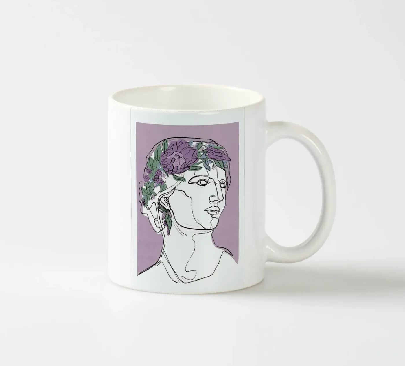 Flora ceramic mug by treechild